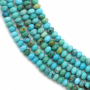 Natural Turquoise Faceted Abacus Size 2x3mm Hole0.8mm 39-40cm/Strand