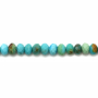 Natural Turquoise Faceted Abacus Size 2x3mm Hole0.8mm 39-40cm/Strand