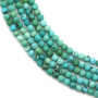 Natural Turquoise Round  Size 2mm Hole0.5mm 39-40cm/Strand