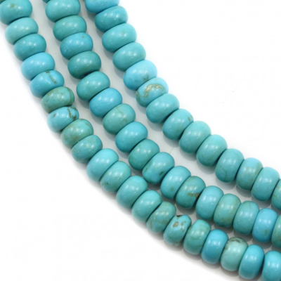 Reconstituted Turquoise Abacus Size 2.5x4mm Hole0.8mm 39-40cm/Strand