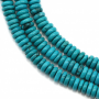 Reconstituted Turquoise Abacus Size 2x5mm Hole0.8mm 39-40cm/Strand