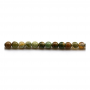 Perles de jaspe rhyolite naturel rond diamètre 4mm trou 0.8mm 96 perles/corde 15~16''