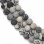 Filone di perle di diaspro naturale opaco Diametro rotondo 6 mm foro 1,2 mm 15''-16''/filare