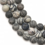 Filone di perle di diaspro naturale opaco Diametro rotondo10 mm foro 1,2 mm 15''-16''/filare