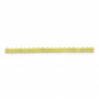 檸檬玉串珠 圓形 直徑2毫米 孔徑0.4毫米 長度39-40厘米/條