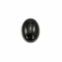 Agata nera naturale Cabochons ovale Dimensione13x18mm x10pz/confezione
