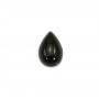 Natural Black Agate Cabochons Teardrop Size 15x20mm 10pcs/Pack