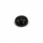 Cabochons en Agate noire ronde-YT4   Taille 4mm  30pcs/paquet
