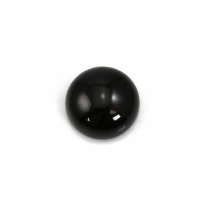 ブラック瑪瑙丸形裸石　サイズ　12mm x10個/パック