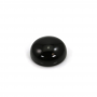 Cabochons en Agate noire ronde-YT16   Taille 16mm  10pcs/paquet
