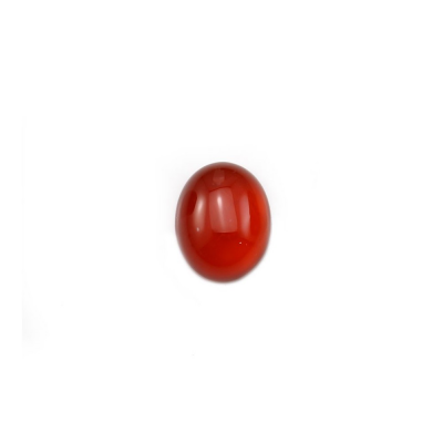 Rote Achate ovale Cabochons 7x9mm x 30 Stck / Packung
