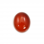 赤瑪瑙卵形裸石　サイズ　10mm x14mm 10個/パック