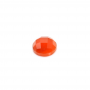 赤瑪瑙カット丸形裸石　サイズ　6mm  10個/パック