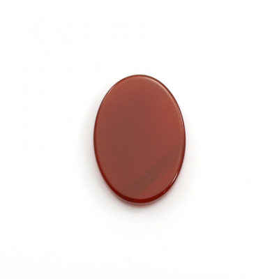 Cabochon double ovale en agate rouge 10x14mm 10pcs/pack