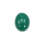 緑瑪瑙卵形裸石　サイズ　10mm x12mm 10個/パック