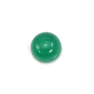 Natural Green Agate Cabochons  Round  Size 6mm  30pcs/pack