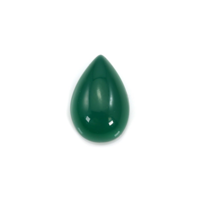 Natural Green Agate Cabochon  Teardrop  Size 8x12mm  20pcs/pack
