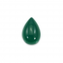 Natural Green Agate Cabochon  Teardrop  Size 8x12mm  20pcs/pack