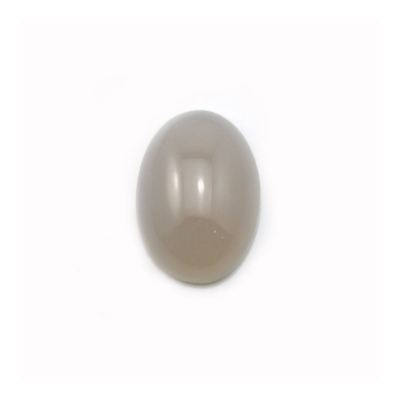 Graue Achate Cabochon  oval  10x14mm  10 Stck/Packung