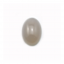 Agata grigia naturale Cabochons Dimensione ovale 10x14mm 10pz/confezione