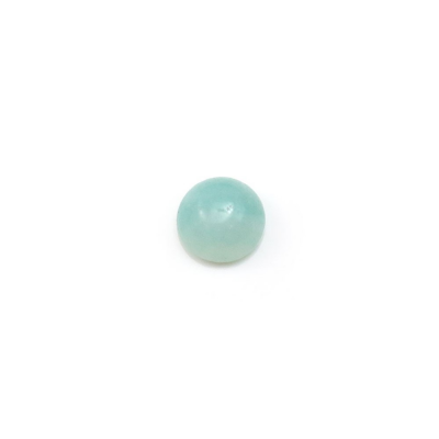 Natural Amazonite Cabochons Round Diameter 6mm 30 Pieces / Pack