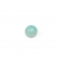 Natural Amazonite Cabochons Round Diameter 6mm 30 Pieces / Pack