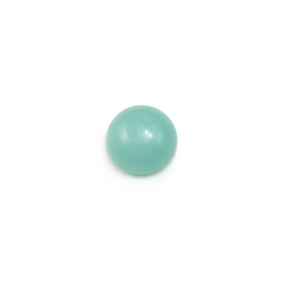 Natural Amazonite Cabochons Round Diameter 8mm 10 Pieces / Pack