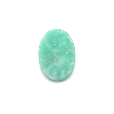 Cabochons d'amazonite péruvienne naturelle, taille ovale plate 10x14mm 10 pièces/pack