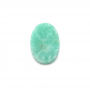 Cabochons d'amazonite péruvienne naturelle, taille ovale plate 10x14mm 10 pièces/pack