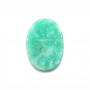 Natural  Peruvian  Amazonite Cabochons Flat  Oval Size 13x18mm 2 Pieces/Pack
