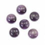 Natural  Amethyst Cabochon  Round Flat Back  Size 16mm  6pcs/pack