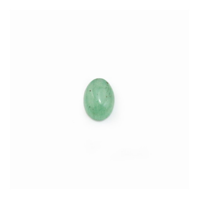 Natural Green Aventurine Cabochon  Oval  Diameter 5x7mm  Thick 2.5mm  30pcs/pack