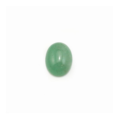 Cabochon ovale di avventurina verde naturale diametro 7x9mm spessore 3,5mm 30pz/confezione