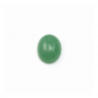 Cabochon ovale di avventurina verde naturale diametro 8x10mm spessore 4mm 30pz/confezione