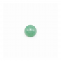 Natural Green Aventurine Cabochon  Round  Size 6mm  Thick 3mm  30pcs/pack