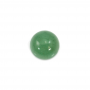 Cabochon di avventurina verde naturale di dimensioni rotonde 8mm spessore 3mm 30pz/confezione