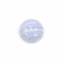 Natural Blue Lace Agate Chalcedony Cabochon  Round  Diameter 12mm  Thickness 5mm  10pcs/Pack