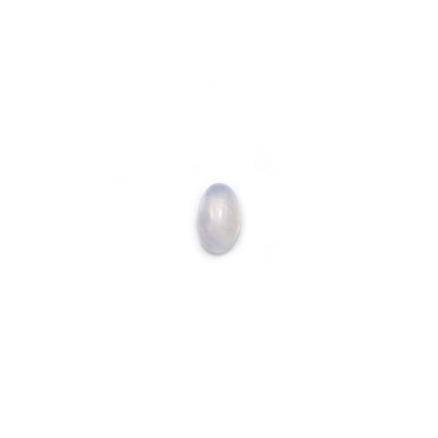 Blaue Chalcedon ovale Cabochons  3x5mm  Dicke 2mm  30 Stck / Packung