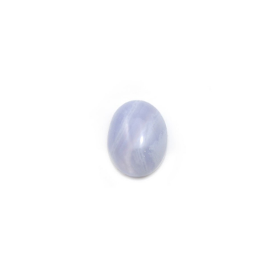 Blaue Chalcedon ovale Cabochons  7x9mm  Dicke 4mm  30 Stck / Packung