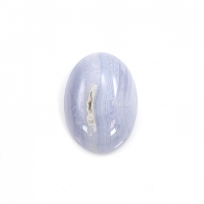 Calcedonio blu Cabochon ovale dimensioni 13x18mm spessore 6mm 8pcs/pack