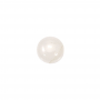 Cabochon naturale di giada bianca diametro rotondo 8 mm 10 pezzi/confezione