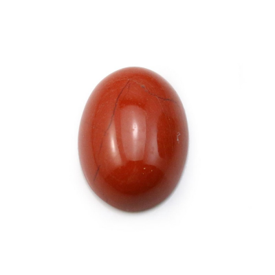 Cabochão da Pedra vermelho  em forma de Oval  Tamanho: 13x18 mm  Espessura 7 mm  10 pçs/pacote.