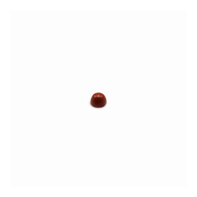 Natürlicher Jaspis (rot) Cabochons Runder Durchmesser 2 mm Dicke 1,5 mm 10 Stück / Packung