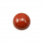 Cabochão da Pedra vermelho  em forma de Redonda  Tamanho: 14 mm  Espessura 6 mm  10 pçs/pacote.