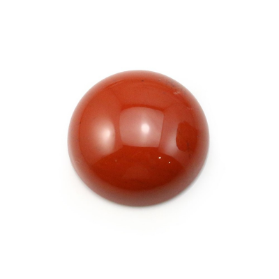 Cabochão da Pedra vermelho  em forma de Redonda  Tamanho: 16 mm  Espessura 6 mm  10 pçs/pacote.