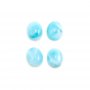 Natural Larimar Cabochons Oval  Size 8x10mm 2pcs / Pack