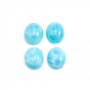 Natural Larimar Cabochons Oval  Size 10x12mm 2pcs / Pack