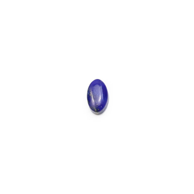 Cabochão de Lápis-lázuli  em forma de Oval  Tamanho 3x5 mm  20 pçs/pacote.