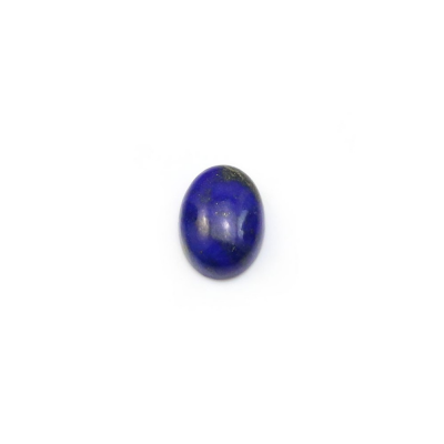 Cabochão de Lápis-lázuli  em forma de Oval  Tamanho 6x8 mm  10 pçs/pacote.