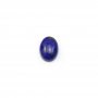 Cabochão de Lápis-lázuli  em forma de Oval  Tamanho 6x8 mm  10 pçs/pacote.